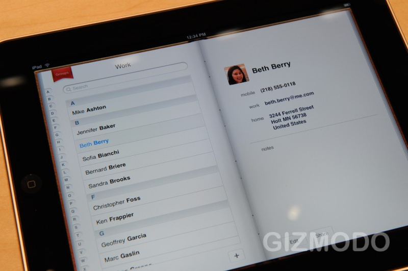 Illustration for article titled A Visual Guide to the Apple iPad Interface